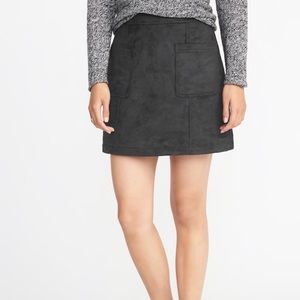 Faux-Suede Utility A-Line Mini